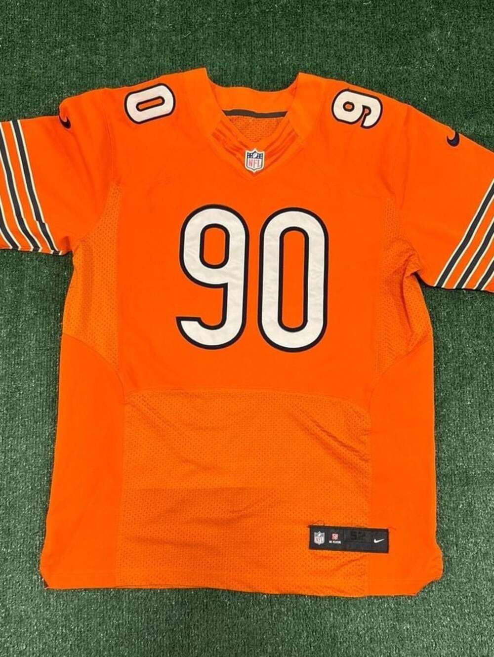 Nike Chicago Bears Julius Peppers #90 Alternate Orange Game Jersey Size 52